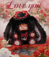 Baby Three Migo Rose Tea Party 600% Plush toy doll