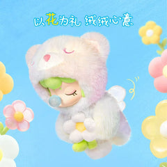 Nanci Spring Bear Plush Hanging Card